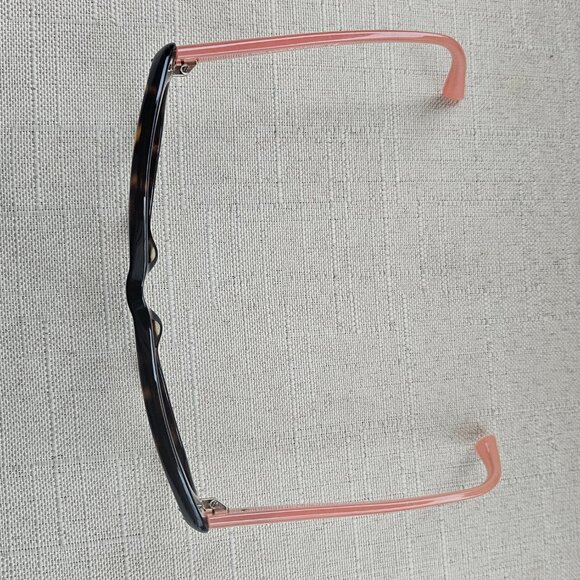 Kate Spade Women Eyeglasses Angelique Dark Havana/Pink Cat Eye Frame only - Picture 16 of 16